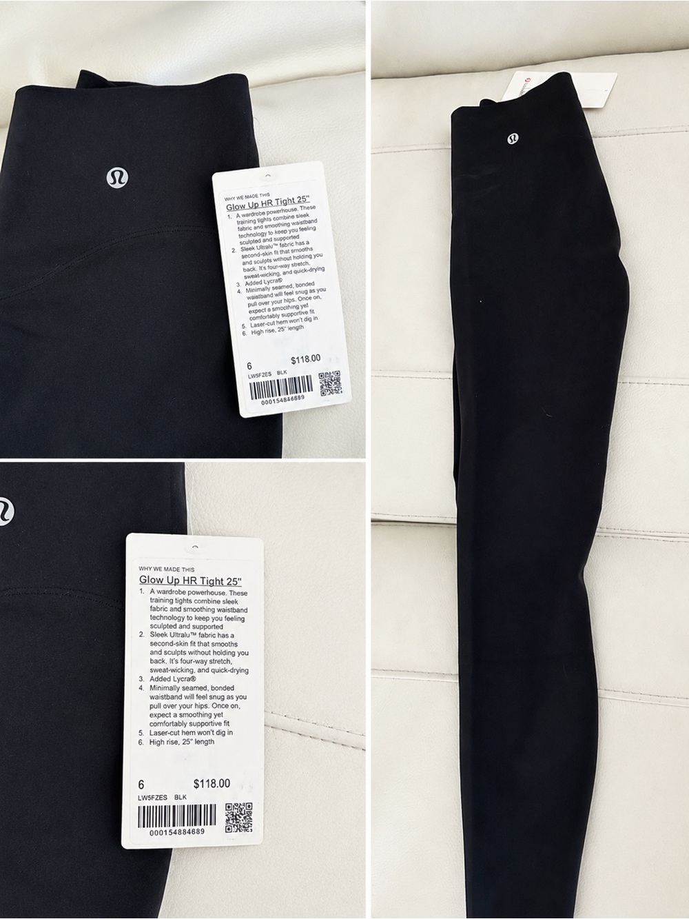 lululemon athletica Glow Up HR Tight 25" - Black
